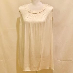 St. John Gathered Liquid Crepe Top